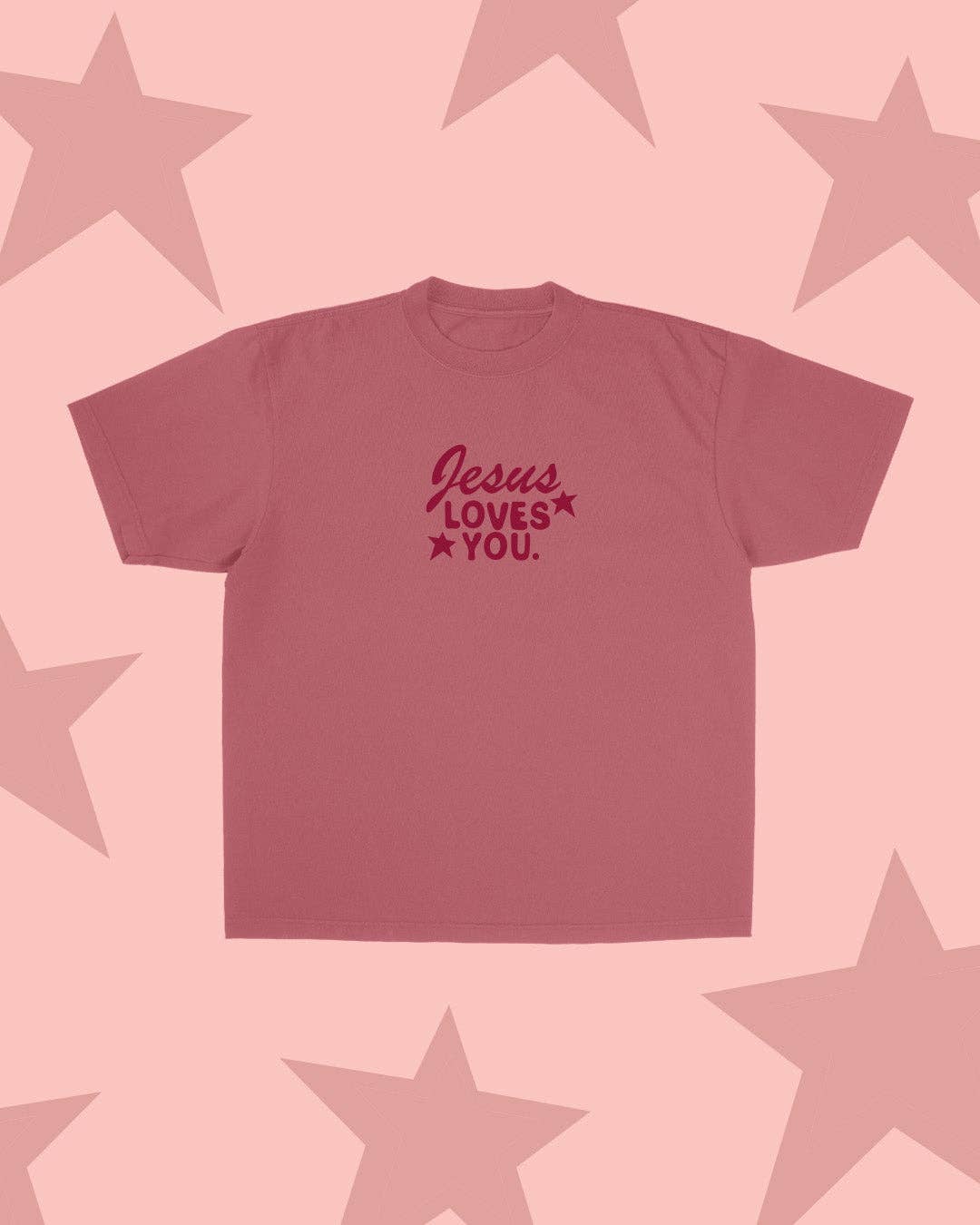 The Heavens Declare His Glory Tee || Terracotta Rose