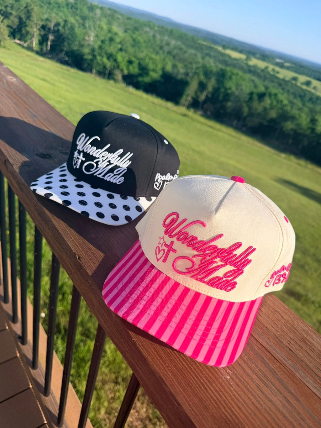Wonderfully Made- Pink Stripes