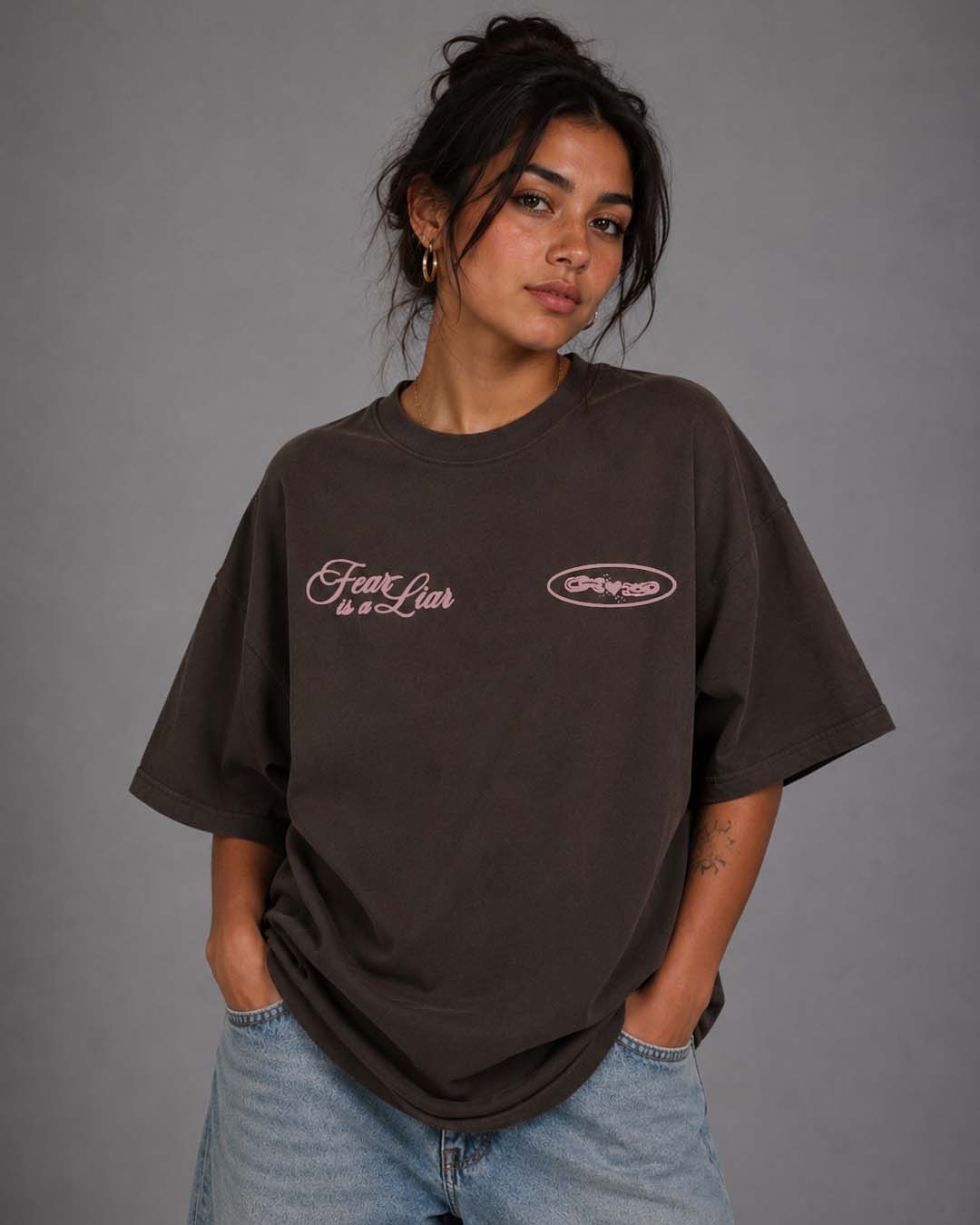 NEW || "Fear Is A Liar" Tee: L