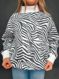 ZEBRA MOCKNECK