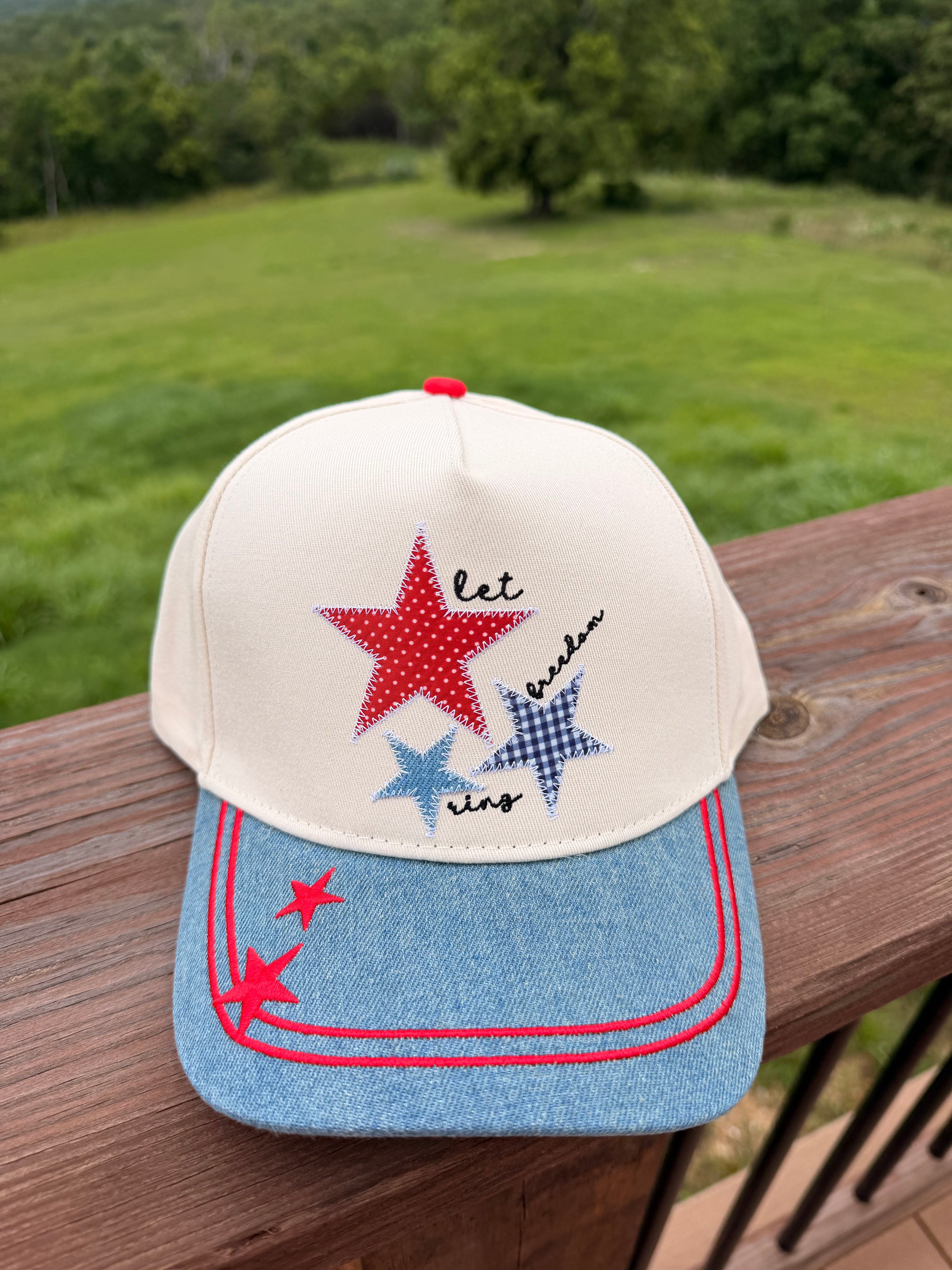 “NEW||• LET FREEDOM RING” HAT