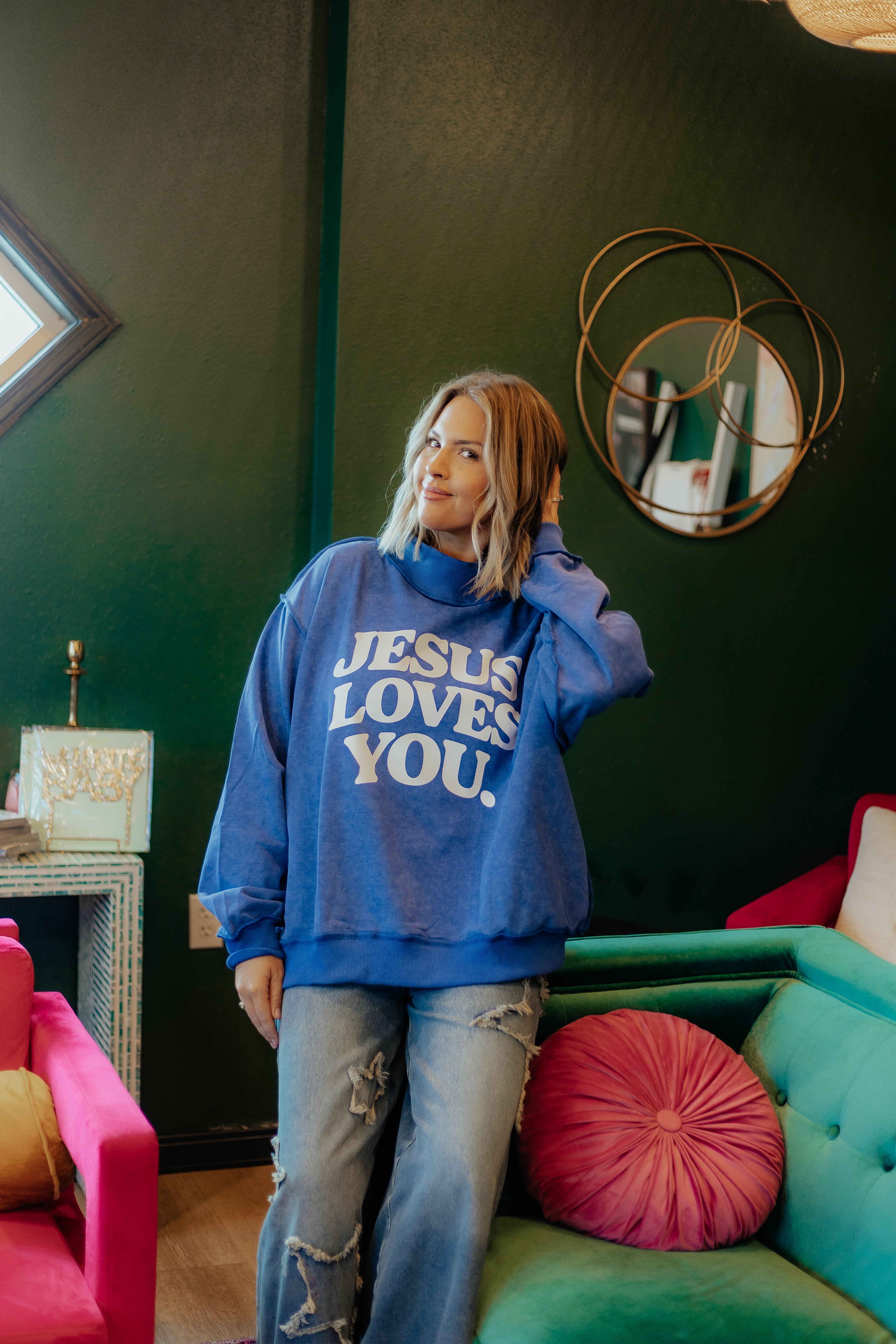 Jesus Loves You || Mockneck