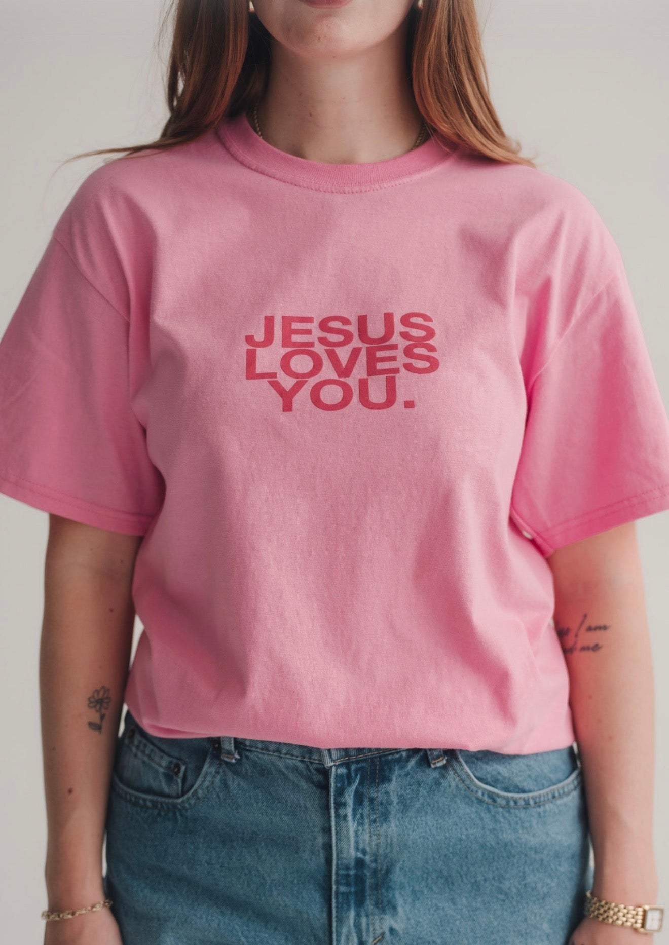 Jesus Loves You- Pink