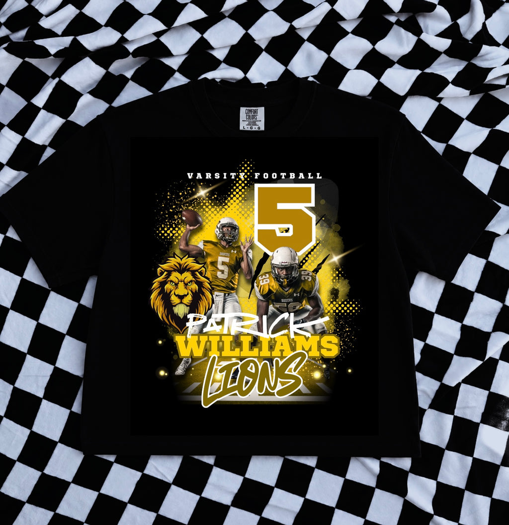 Custom Mascot/Player Tee