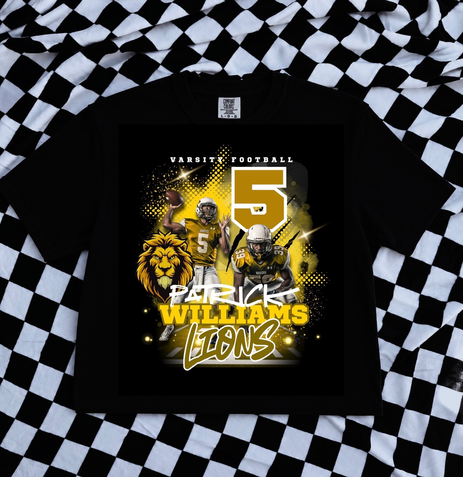 Custom Mascot/Player Tee