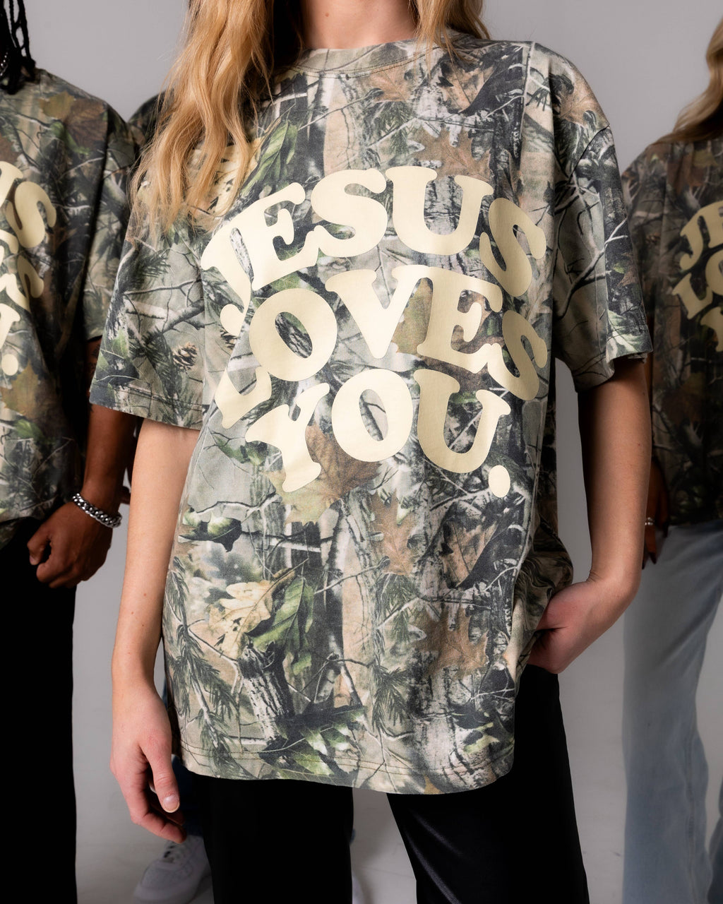 LMTD || Heavyweight Camo Tee || Oversized {Ready To Ship}: L