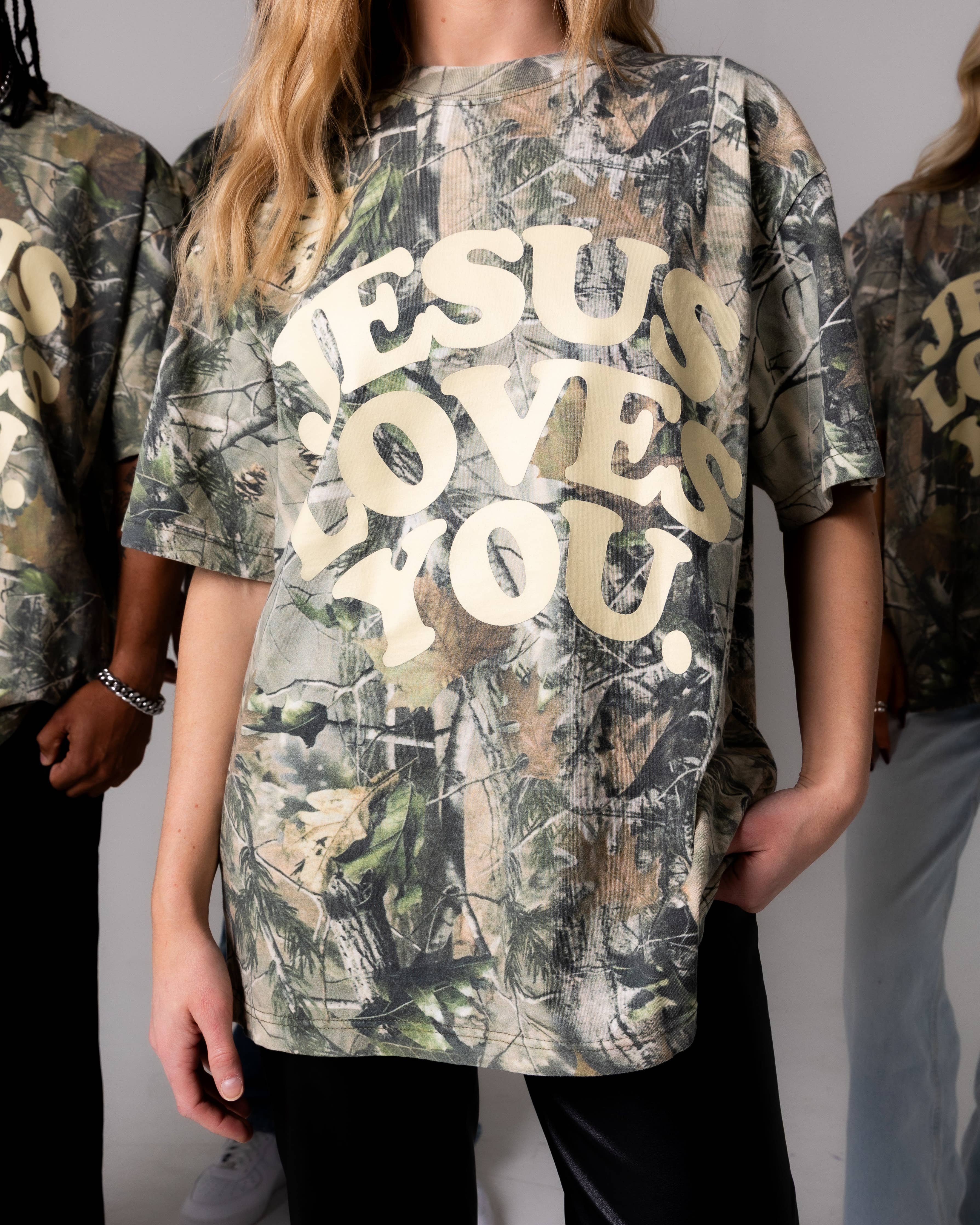 LMTD || Heavyweight Camo Tee || Oversized {Ready To Ship}: L