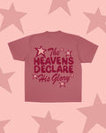 The Heavens Declare His Glory Tee || Terracotta Rose
