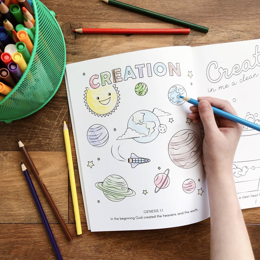 Colored With Grace - Kids Coloring Book